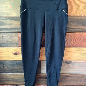 Athleta Womens Black Jogger Pants Zipper Pocket Size S